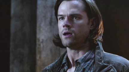 Sam is a bit shocked at Dean. Sam is a bit shocked at Dean.